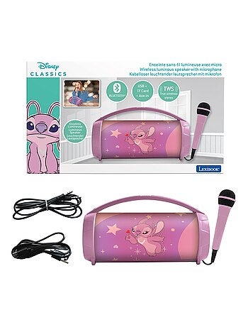 Enceinte Bluetooth Sans-Fil Lumineuse avec Micro Angel Stitch