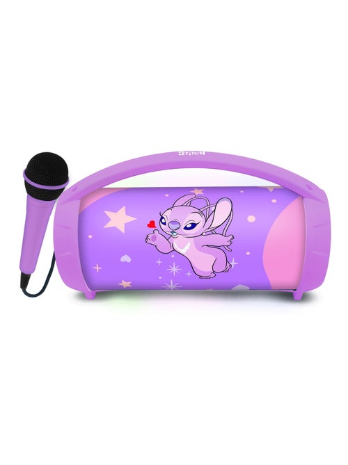 Enceinte Bluetooth Sans-Fil Lumineuse avec Micro Angel Stitch - Kiabi