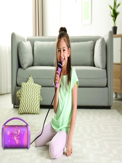 Enceinte Bluetooth Sans-Fil Lumineuse avec Micro Angel Stitch - Kiabi