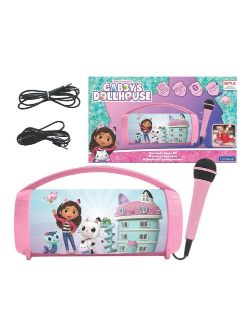 Enceinte Bluetooth Sans-Fil Lumineuse avec Micro Gabby et la Maison Magique - Kiabi