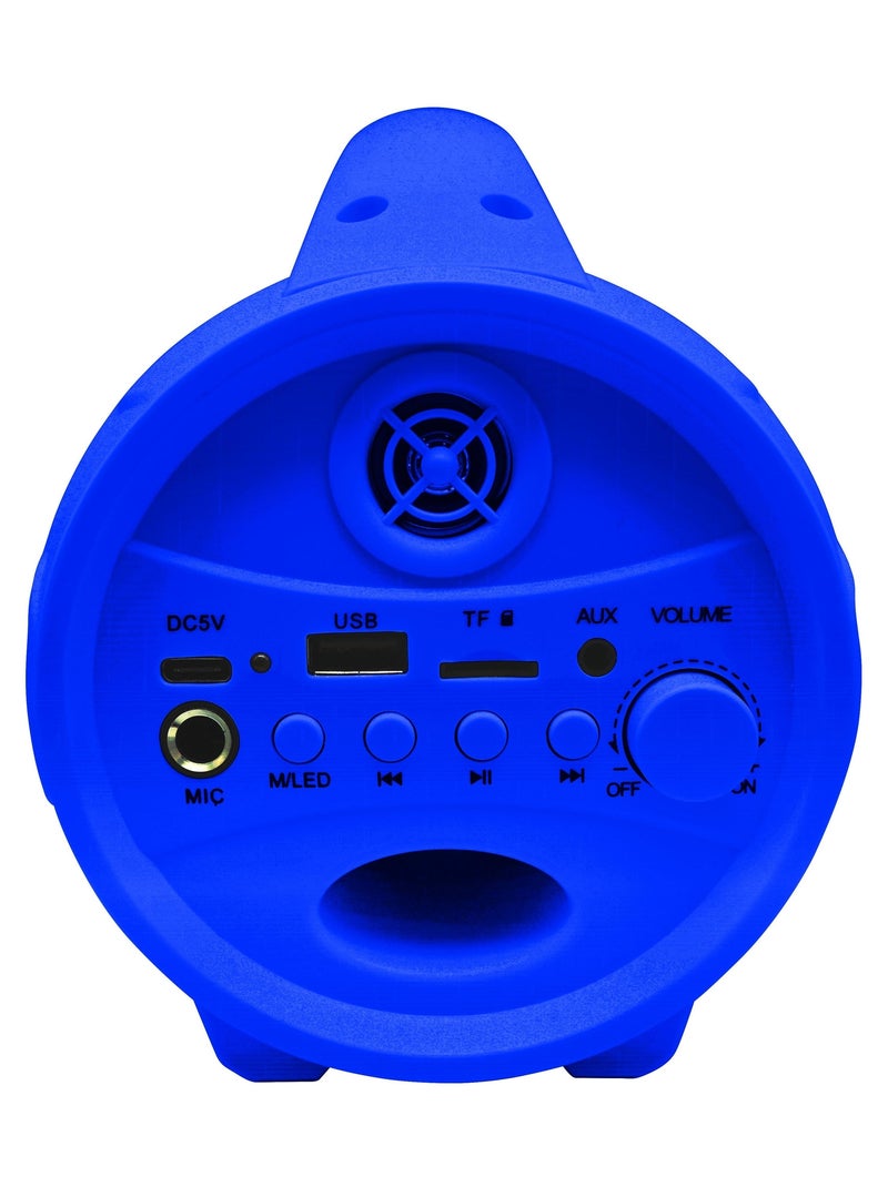Enceinte Bluetooth Sans-Fil Lumineuse avec Micro Spider-Man Bleu - Kiabi