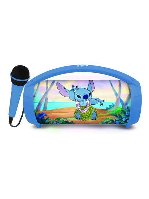 Enceinte Bluetooth Sans-Fil Lumineuse avec Micro Stitch - Kiabi