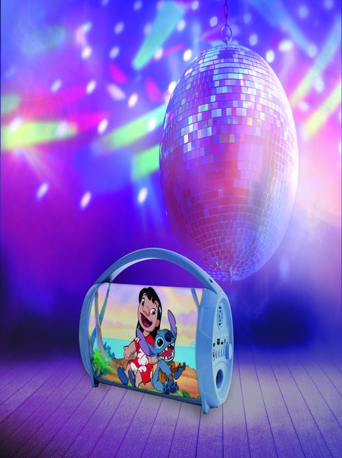 Enceinte Bluetooth Sans-Fil Lumineuse avec Micro Stitch - Kiabi