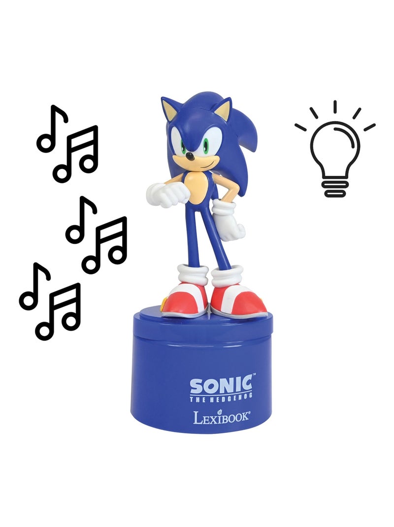 Enceinte Bluetooth veilleuse Sonic Bleu - Kiabi