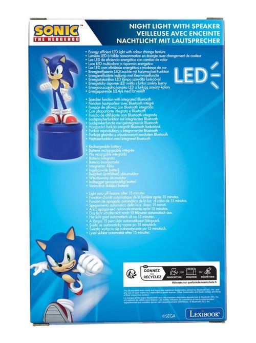 Enceinte Bluetooth veilleuse Sonic - Kiabi