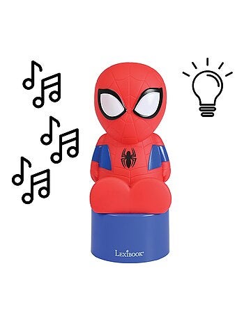 Enceinte Bluetooth veilleuse Spiderman