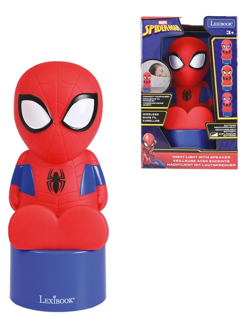 Enceinte Bluetooth veilleuse Spiderman - Kiabi