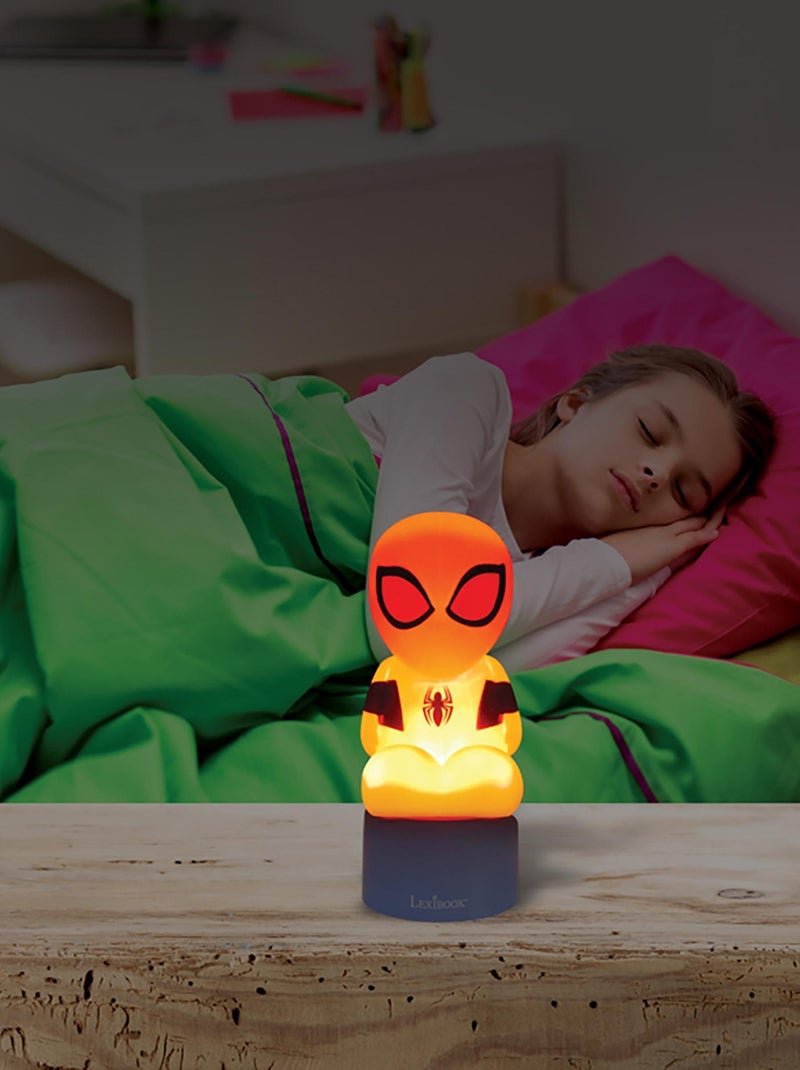 Enceinte Bluetooth veilleuse Spiderman Rouge - Kiabi