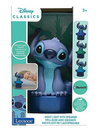 Enceinte Bluetooth veilleuse Stitch