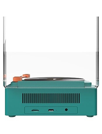 Enceinte Bluetooth VS-80 Rétro avec Réveil Intégré - Design Tourne-disque Vintage - MOB