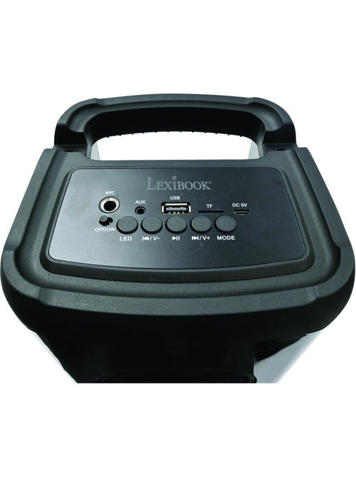 Enceinte Grande Taille Bluetooth® lumineuse effet flammes multicolores avec micro - Kiabi