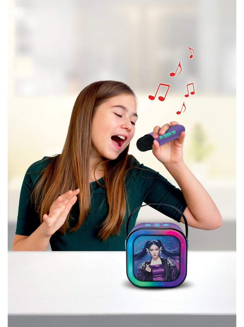 Enceinte karaoké portable k-pop academy avec deux microphones sans fil Violet - Kiabi
