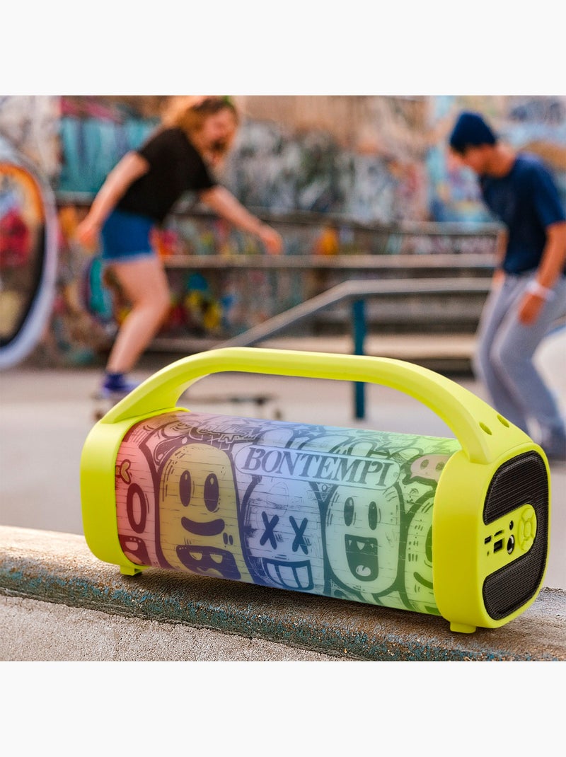 Enceinte sans fil 80w avec karaoké et microphone bontempi N/A - Kiabi