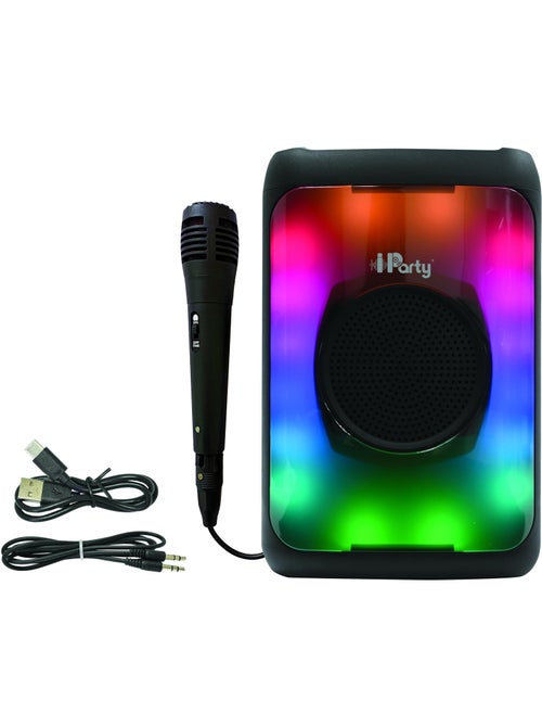 Enceinte Taille Medium Bluetooth® lumineuse effet flammes multicolores avec micro - Kiabi