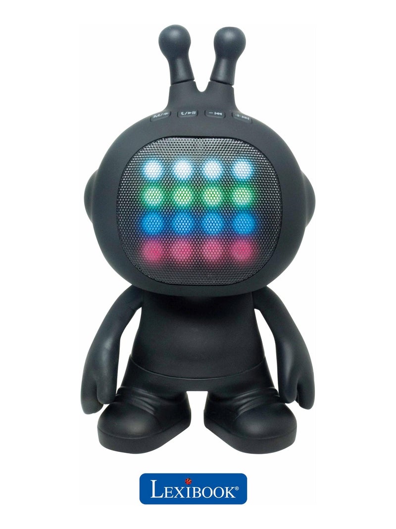Enceinte Tws/stéréo En Forme De Robot Avec Effets Lumineux, Finition Rubber N/A - Kiabi