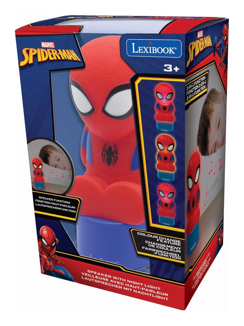 Enceinte veilleuse Spiderman Multicolore - Kiabi