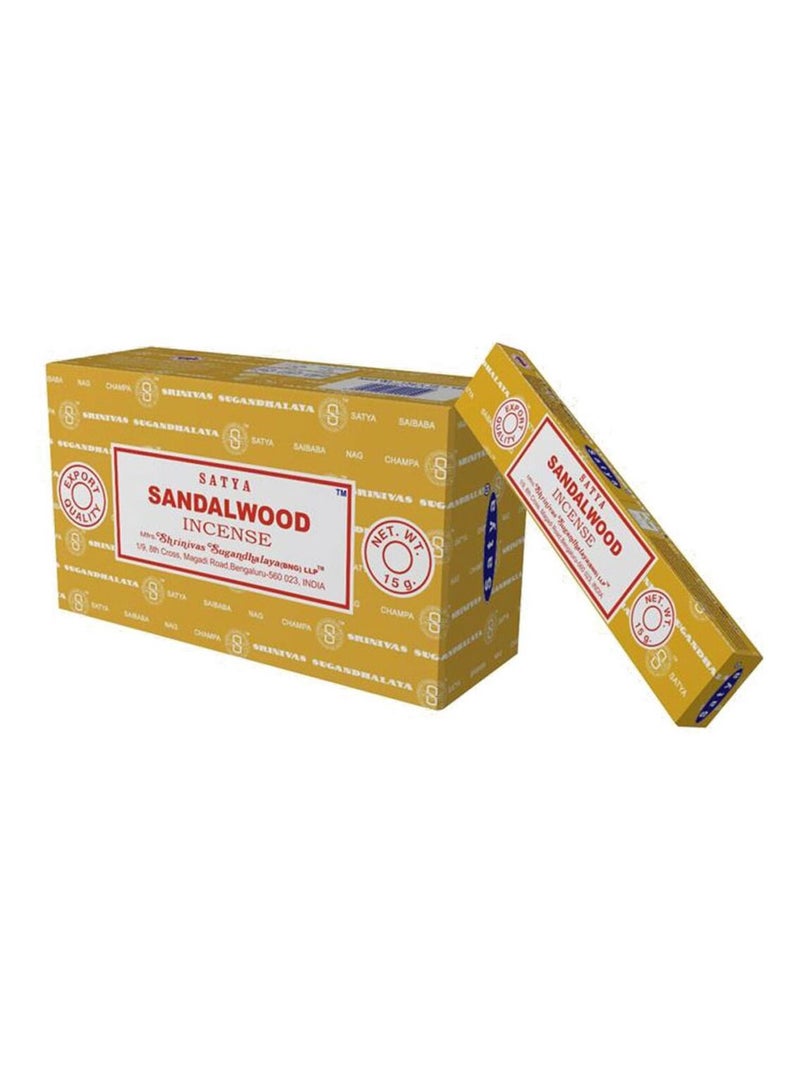 Encens bois de santal 180 batons Jaune - Kiabi