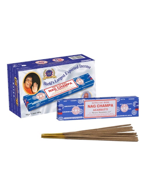Encens Nag Champa Argabatti - Boite de 12 paquets de 40 grammes - Kiabi