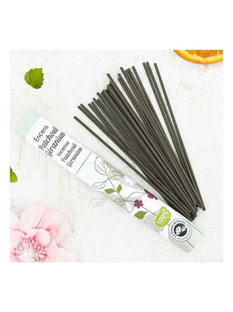 Encens patchouli-géranium 90 bâtonnets de 30 min - Aromandise Multicolore - Kiabi