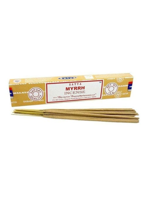 Encens Satya Myrrhe - 15 grammes environ 15 Bâtonnets - Kiabi