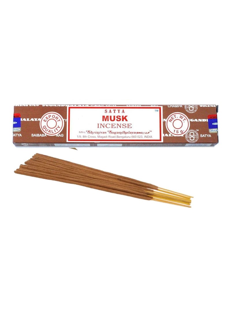 Encens satya senteur musk 15 grammes Marron - Kiabi