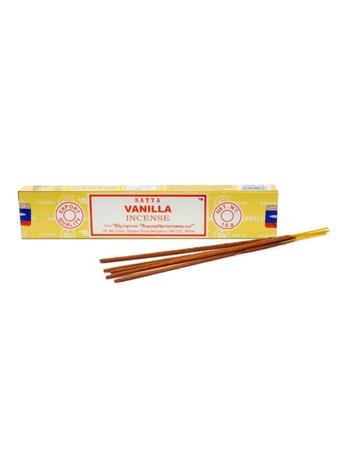 Encens Satya Vanille - 15 grammes environ 15 Bâtonnets - Kiabi