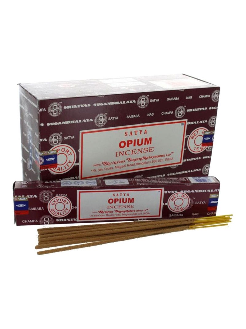 Encens senteur opium 12  boites de 15 grammes Bordeaux - Kiabi