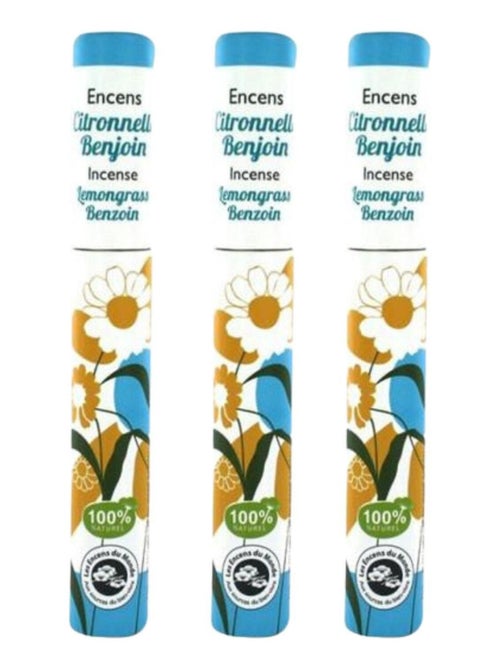 Encens végétal citronnelle et Benjoin 90 bâtonnets - Aromandise - Kiabi