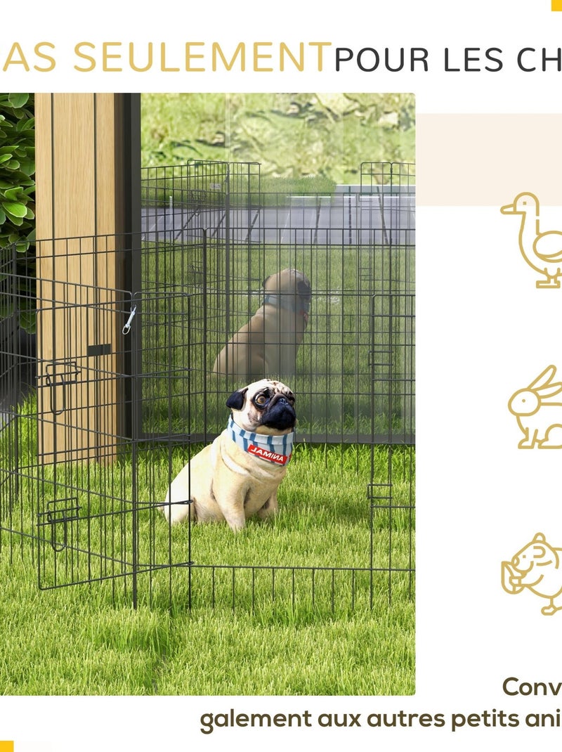 Enclos pour chien Noir - Kiabi