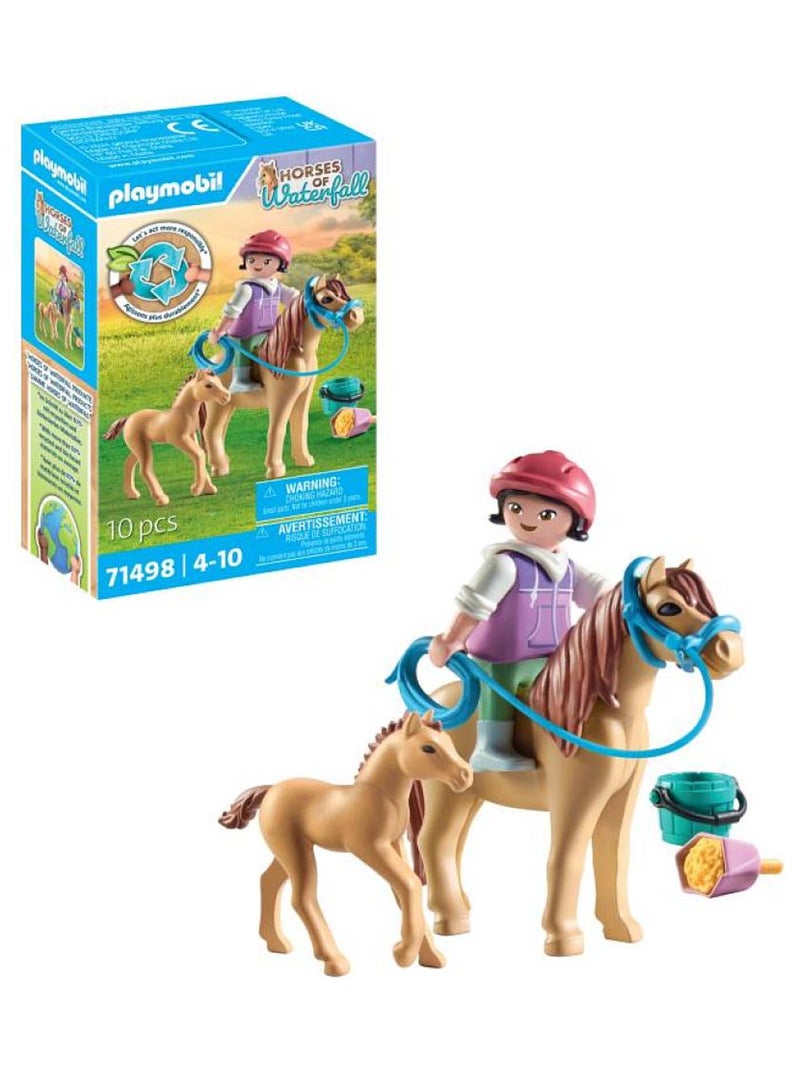Enfant avec poneys N/A - Kiabi