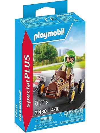 Enfant avec Voiture de Karting