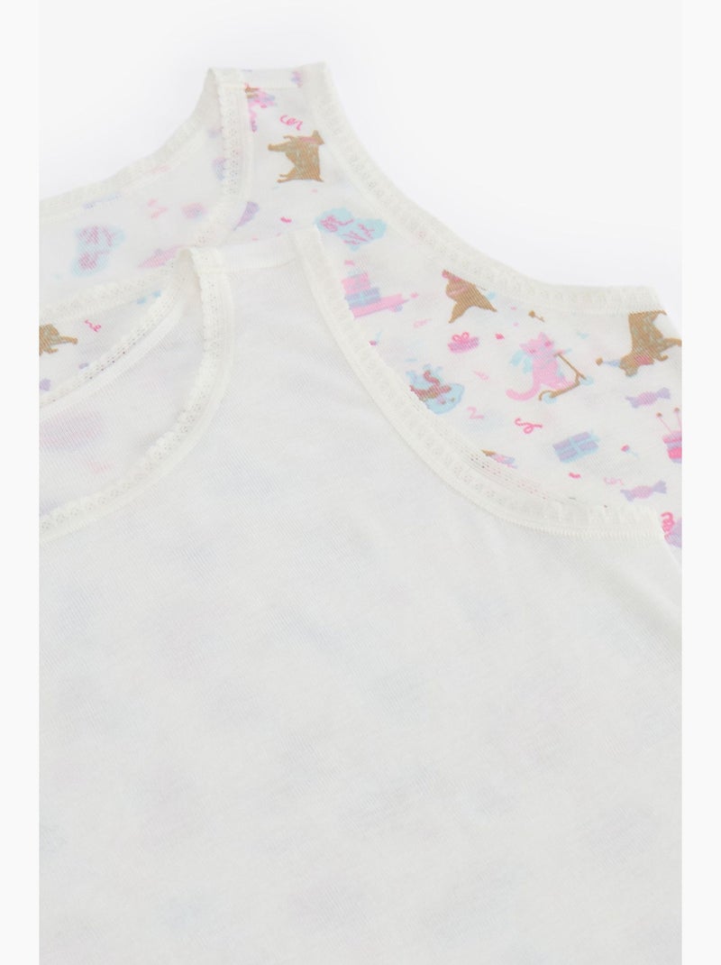 Enfant kitty hug cassé débardeur penti Blanc - Kiabi