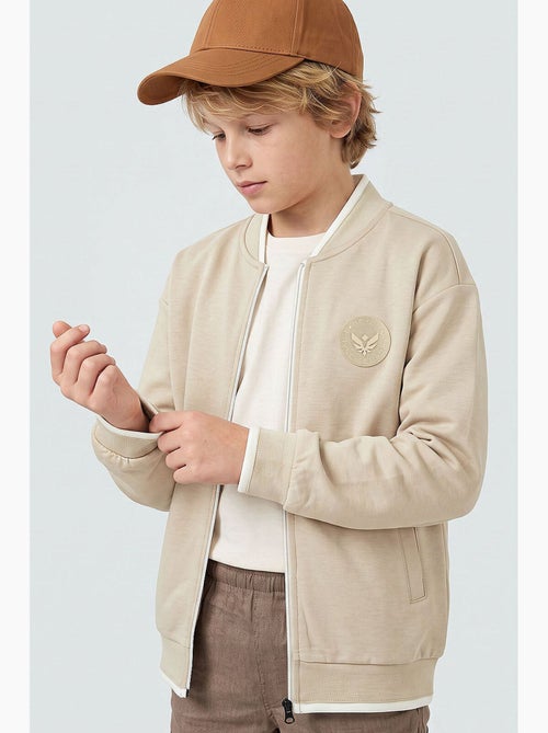 Enfant sweat-shirt à fermeture éclair tommy - Kiabi Enfant sweat-shirt à fermeture éclair tommy - Kiabi