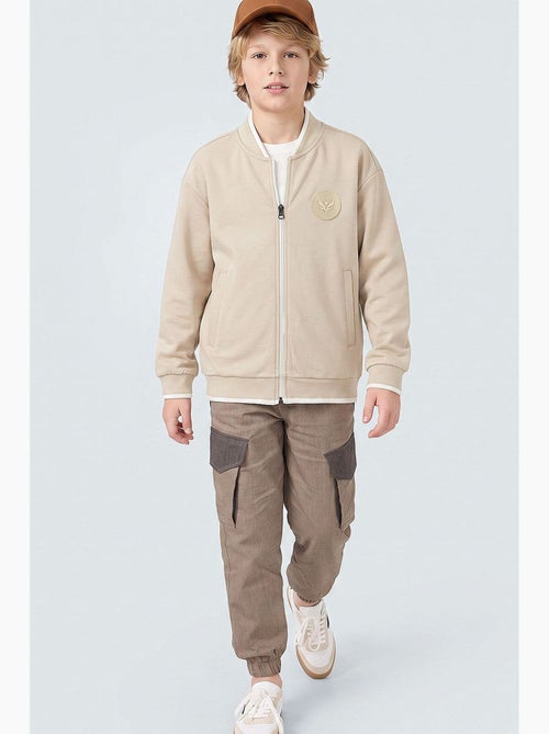 Enfant sweat-shirt à fermeture éclair tommy - Kiabi Enfant sweat-shirt à fermeture éclair tommy - Kiabi