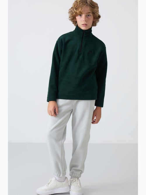 Enfant sweat-shirt demi-zip brodé tommy - Kiabi Enfant sweat-shirt demi-zip brodé tommy - Kiabi