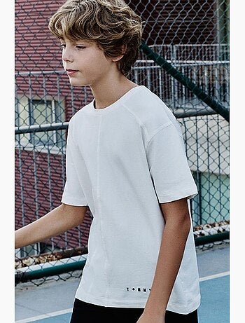 Enfant t-shirt oversize à col rond tommy