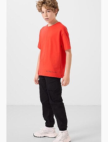 Enfant t-shirt oversize à col rond tommy