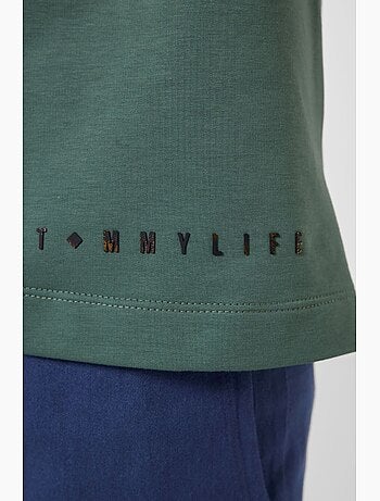Enfant t-shirt oversize à col rond tommy
