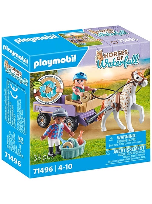 Enfants avec calèche et poney - Kiabi