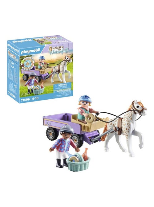Enfants avec calèche et poney - Kiabi