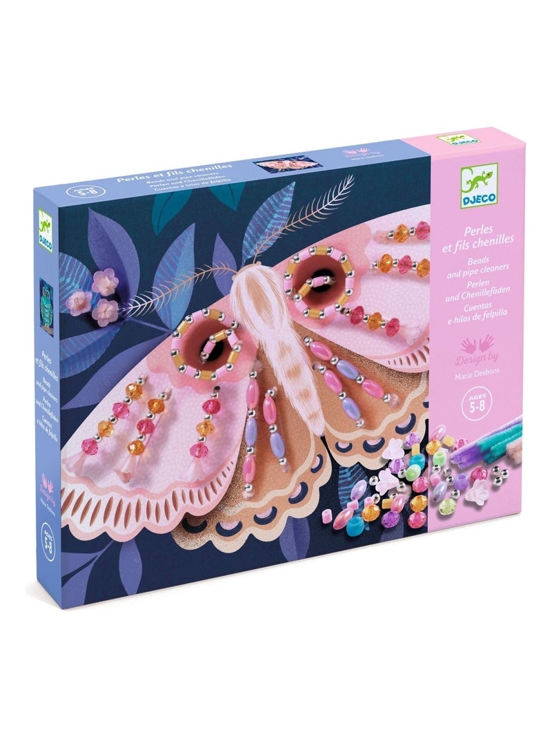 Enfilage perles et fils chenilles Multicolore - Kiabi