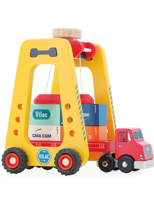 Enjambeur de docker et semi remorque - Kiabi