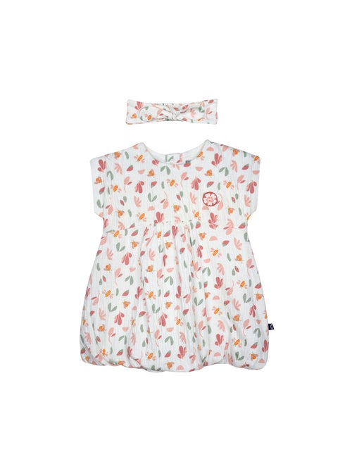Ensembe Robe + bandeau Romane Sucre d'orge - Kiabi