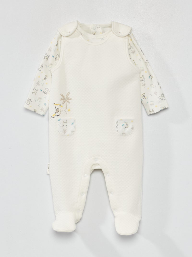 Ensemble 100% coton écru - Kiabi