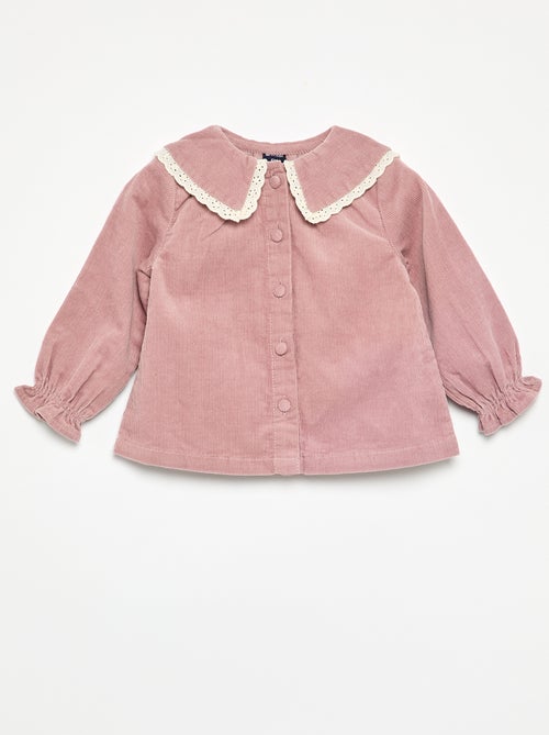 Ensemble 2 pièces - blouse en velours + legging - Kiabi
