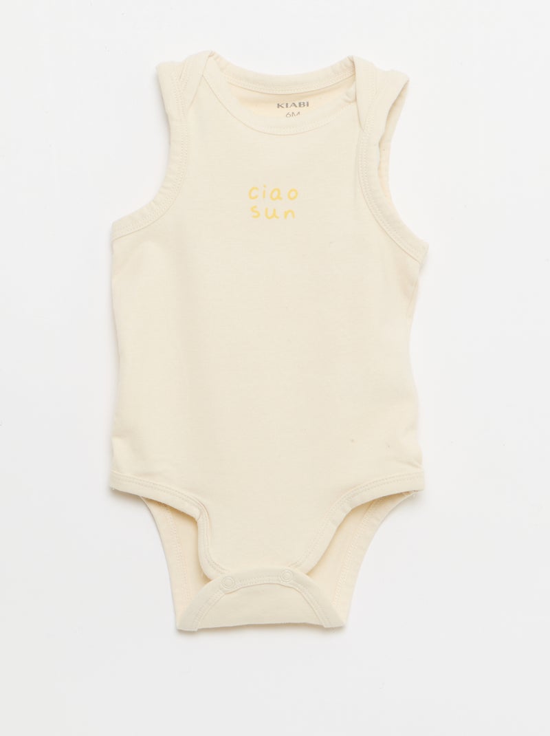 Ensemble 2 pièces - body + short Bleu - Kiabi