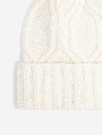 Ensemble 2 pièces - Bonnet à pompon + tour de cou