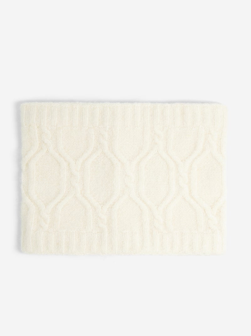 Ensemble 2 pièces - Bonnet à pompon + tour de cou Beige - Kiabi