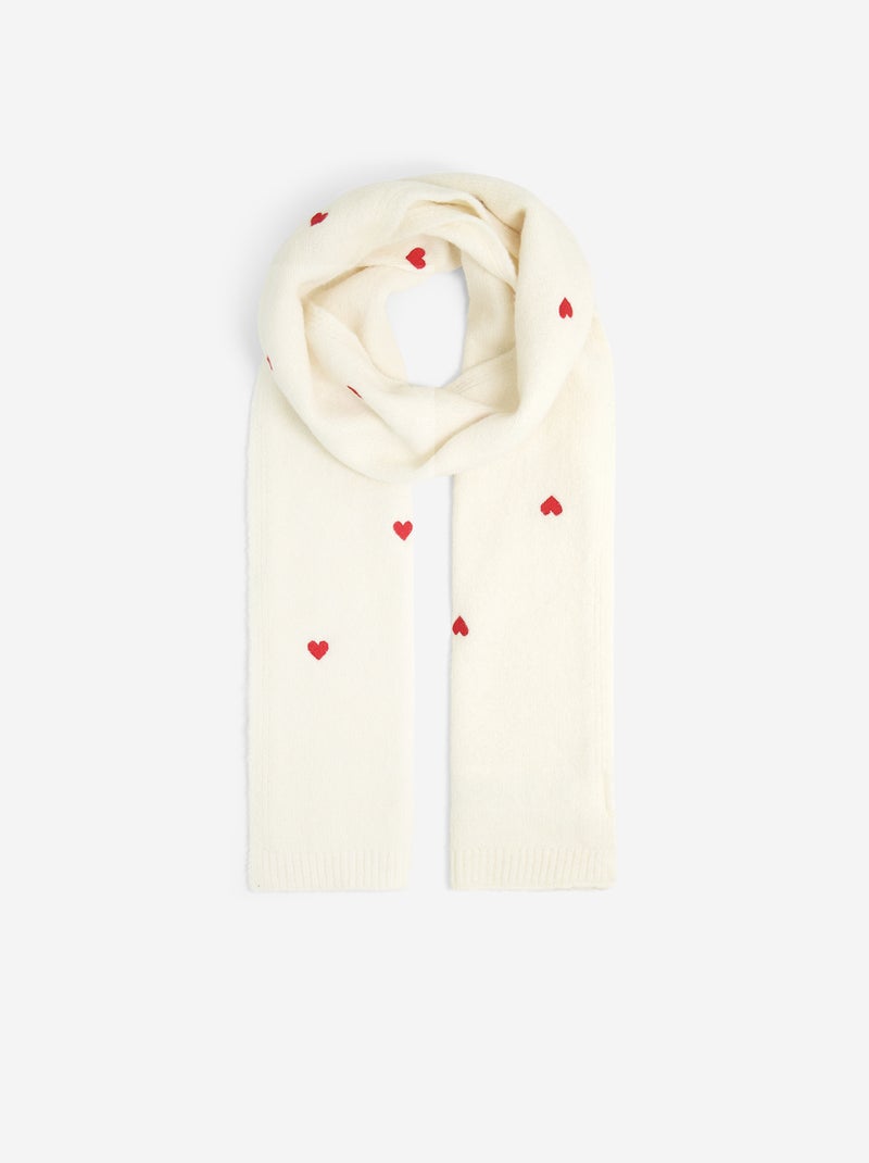 Ensemble 2 pièces - Echarpe + bonnet Blanc - Kiabi