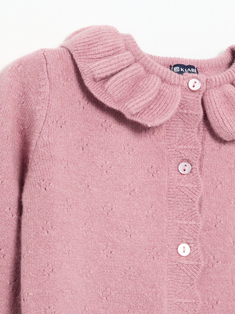 Ensemble 2 pièces - Gilet + legging Rose - Kiabi